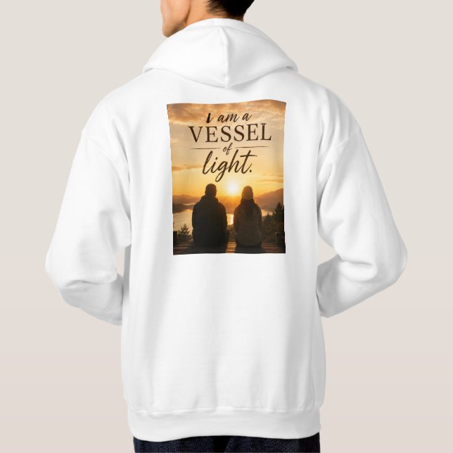 Moletom Eu sou um Vaso de Luz (Verso)