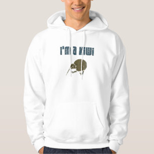 Moletom Eu sou uma camisola encapuçado de Nova Zelândia 