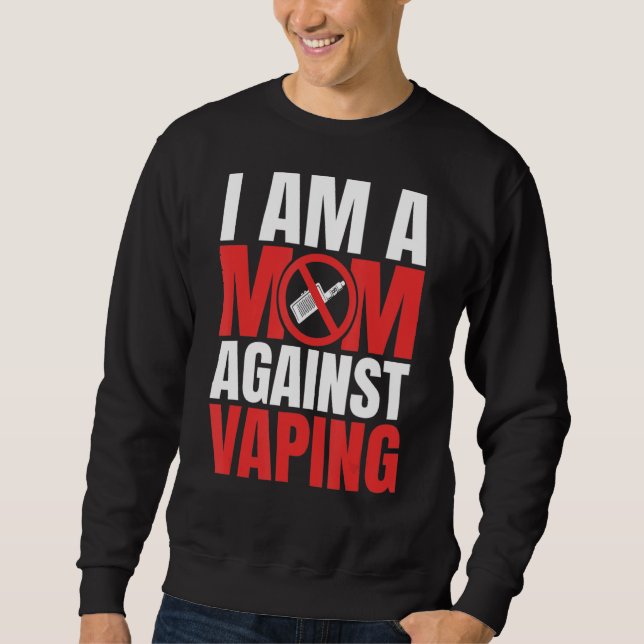 Moletom Eu Sou Uma Mãe Contra Vapitar Mamães Engraçadas_1 (Frente)