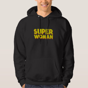 Moletom Eu Sou Uma Super Mulher Super Herói Novidade Gráfi
