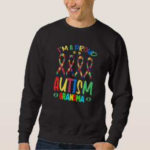 Moletom Eu Sou Uma Vovó Orgulhosa Autismo Sensibilização G