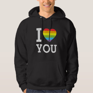 Moletom Eu Te Amo Cardíaco Lgbt Bissexual Queer Orgulho ga