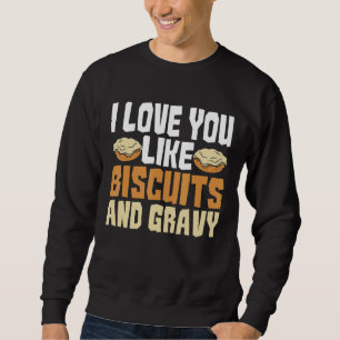 Moletom Eu Te Amo Como Biscoitos E Quebra Americana Gravís