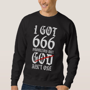 Moletom Eu Tenho 666 Problemas