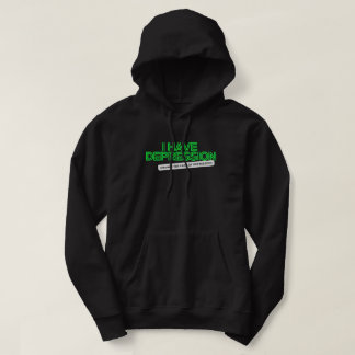Moletom Eu tenho Depressão _ QR CTFOD Hoodie