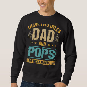 Moletom Eu tenho dois Pais e Pop Vintage D do Pai