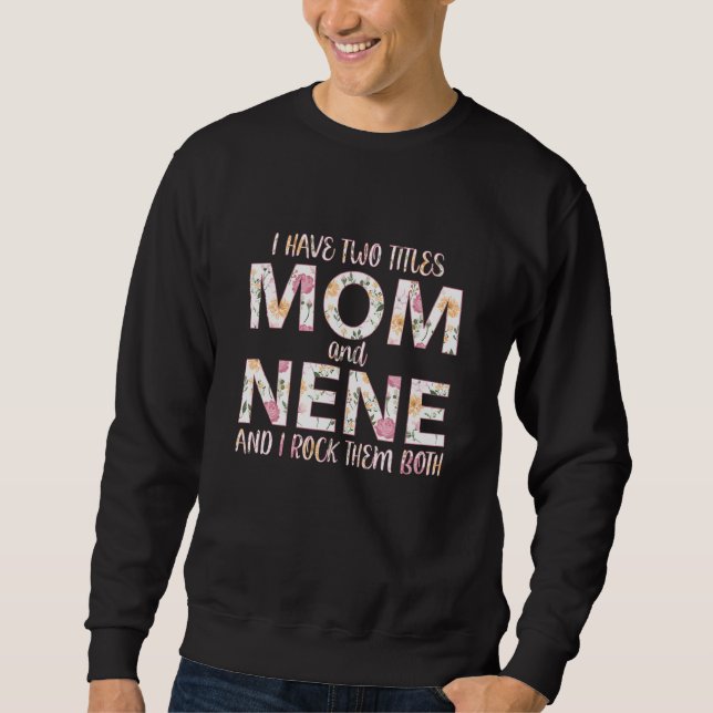 Moletom Eu Tenho Dois Títulos Mãe E Nene Eu Os Rodo (Frente)