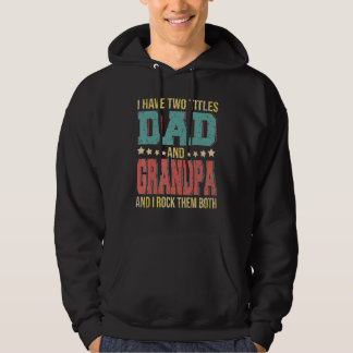 Moletom Eu Tenho Dois Títulos Pai E Avô Feliz Pais Da