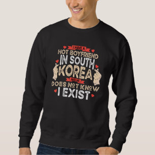 Moletom Eu Tenho Um Namorado Quente Na Moda Kpop Da Coreia