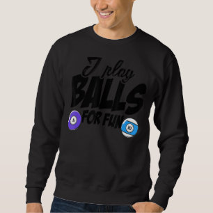 Moletom Eu Toco Bolas Para Jogador De Billard Divertido Pi
