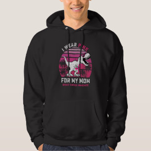 Moletom Eu Uso Rosa Para a Minha Mãe Rex Dinossauro Fita C