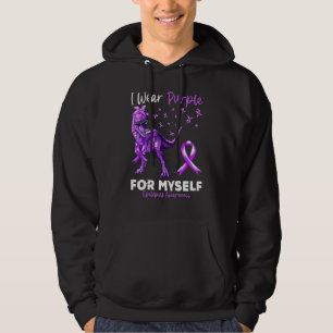 Moletom Eu Uso Roxo Por Mim Mesmo Conscientização Sobre Ep