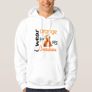 Moletom Eu visto a esclerose múltipla do MS da consciênc