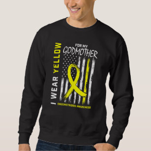 Moletom Eu Visto Amarelo Para Minha Madrinha Endometriose
