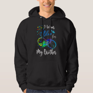 Moletom Eu Visto Azul Para Meu Irmão Autismo Consciência M