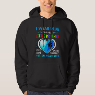 Moletom Eu Visto Azul Para Minha Consciência Do Irmão Auti