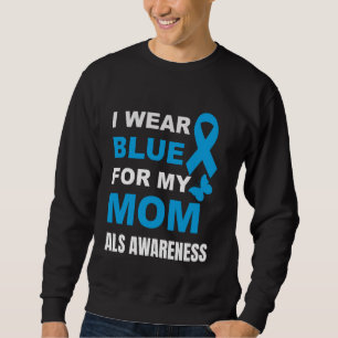MOLETOM EU VISTO AZUL PARA MINHA MÃE SENSIBILIZAR