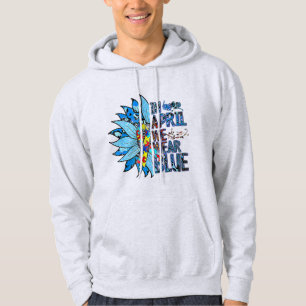 Moletom Eu Visto Azul Para O Meu Irmão Autismo Sensibiliz