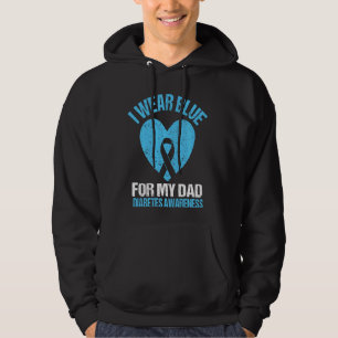 Moletom Eu Visto Azul Para O Meu Pai T1D Sensibilização Pa