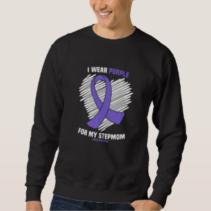 Moletom Eu Visto Roxo Para A Minha Consciência Da Stepmmam