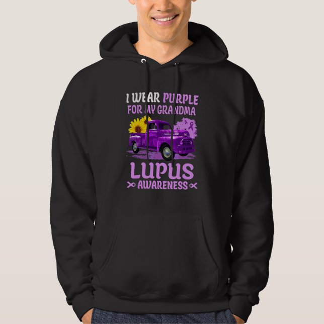 Moletom Eu Visto Roxo Para Minha Consciência Sobre O Lupus (Frente)