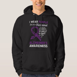 Moletom Eu Visto Roxo Pela Consciência Do Meu Marido Alzhe