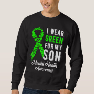 Moletom Eu Visto Verde Para Meu Filho Sensibilização Para