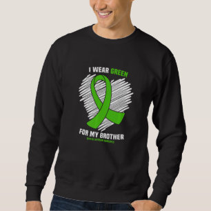 Moletom Eu Visto Verde Para Meu Irmão Com Perturbação Bipo