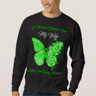 Moletom Eu Visto Verde Para Minha Esposa Ferimento Da Medu