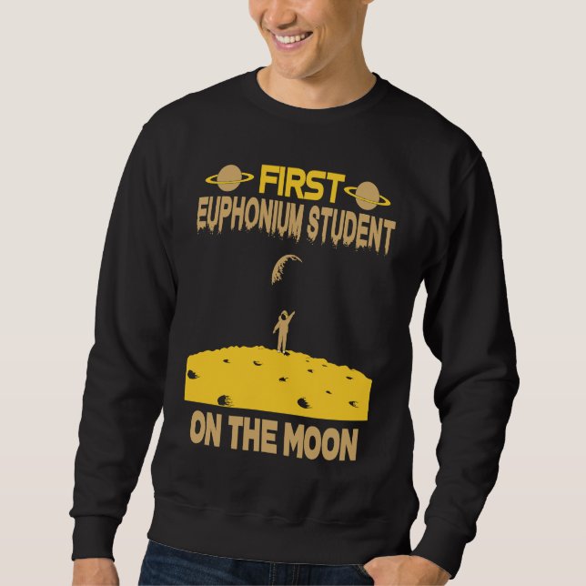 Moletom Euphonium Student On The Moon (Frente)