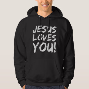 Moletom Evangelismo Cristão para Homens Jesus Te Ama!