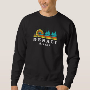 Moletom Evergreen Sunset Denali Forest Alaska Woods Nature