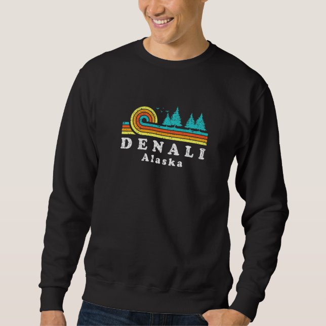 Moletom Evergreen Sunset Denali Forest Alaska Woods Nature (Frente)
