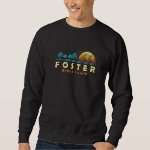 Moletom Evergreen Sunset Foster Forest Rhode Island Woods