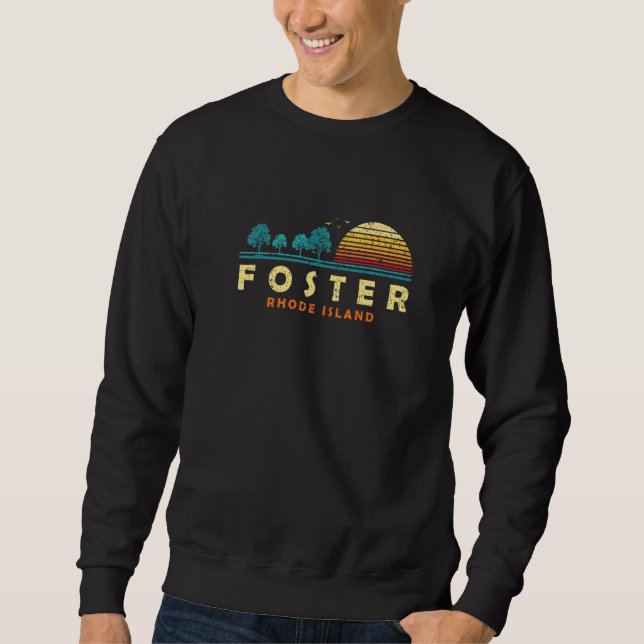 Moletom Evergreen Sunset Foster Forest Rhode Island Woods (Frente)