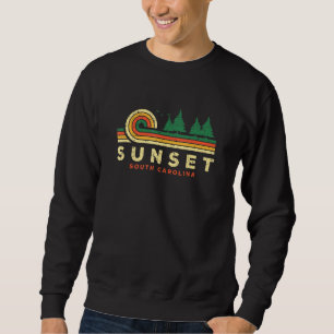Moletom Evergreen Sunset South Carolina Forest Sc Woods Na