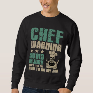 Moletom Evite lesões Não Me Diga Como Fazer Meu Chef De Tr