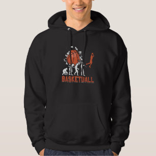 Moletom Evolução do Basquete de Macaco para Homens BBall D