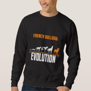 Moletom Evolução do Cão-Bulldog Francês