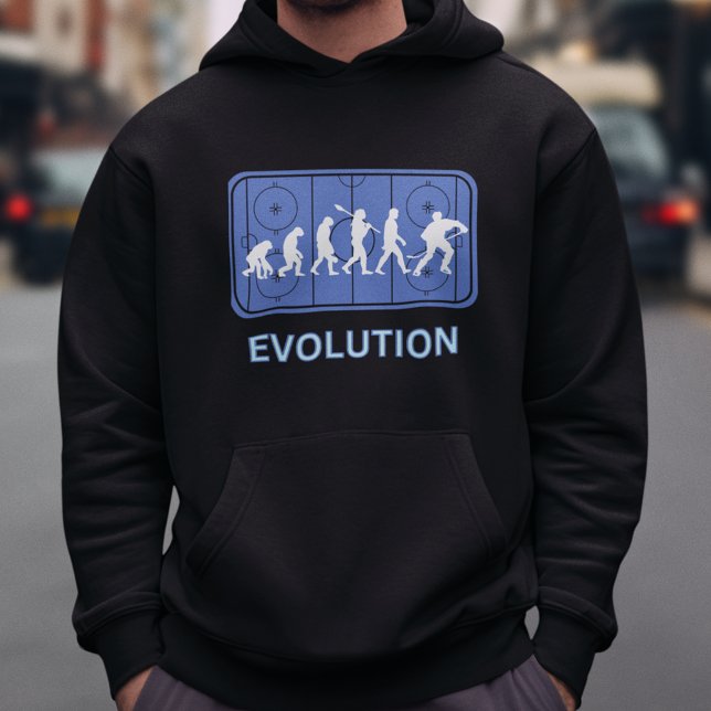 Moletom Evolução do Hóquei (Evolution of Hockey Hoodie)