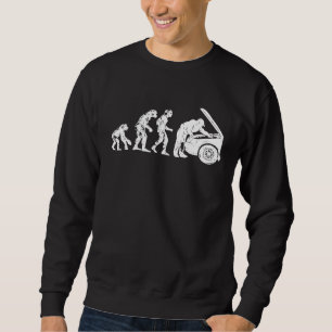 Moletom Evolução Humana Masculina Mecânico de Carros Autom