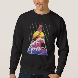 Moletom Excelente Kanagawa Japonês Onda Vaporwave Retro Ás