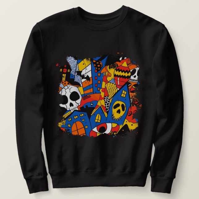 Moletom ExDesigner | Personalização | Dia das Bruxas (Frente do Design)
