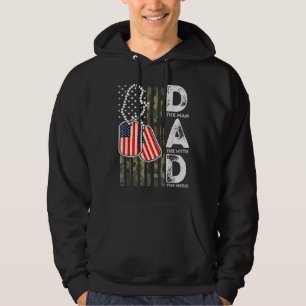 Moletom Exército Veterano Pai EUA Bandeira Exército Camouf