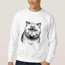 Moletom Exotic Shorthair Sketch Men's Sweatshirt
