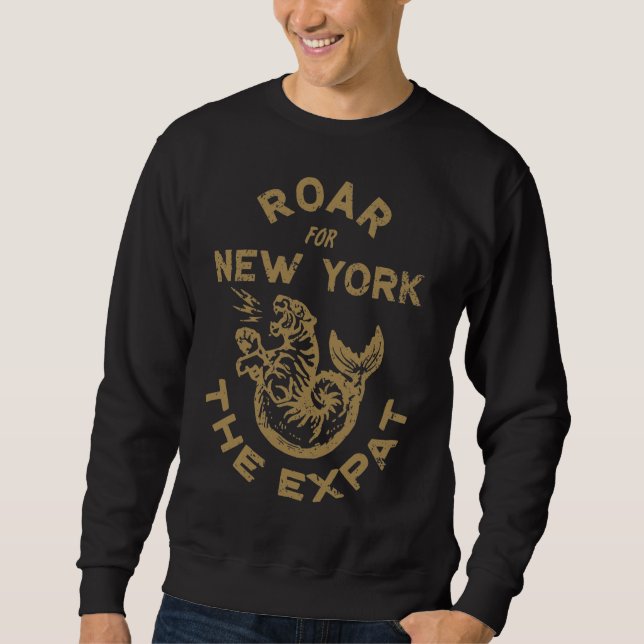 Moletom Expat Roar para Nova York (Frente)
