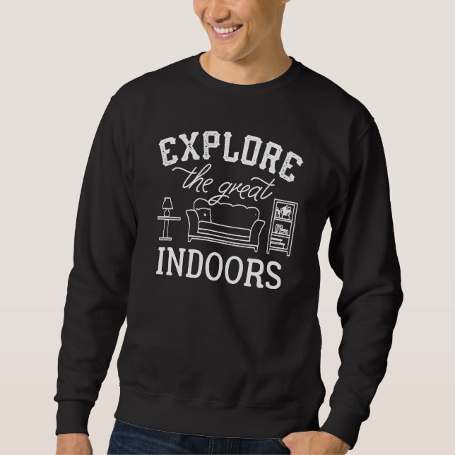 Moletom Explore o Excelente em portas (Frente)