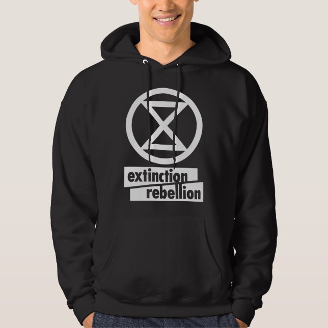 MOLETOM EXTINCTION REBELLION REBEL FOR LIFE CLIMATE CHANGE (Frente)