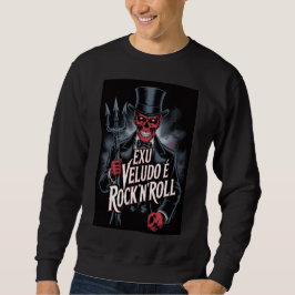 Moletom Exu Veludo é Rock'N'Roll #1