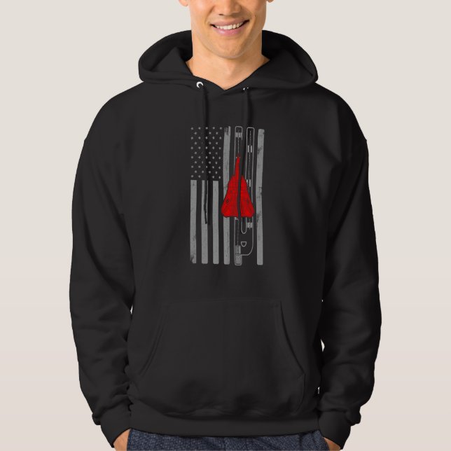 Moletom F-14 Tomcat Fighter Jet Airplane American Flag Run (Frente)